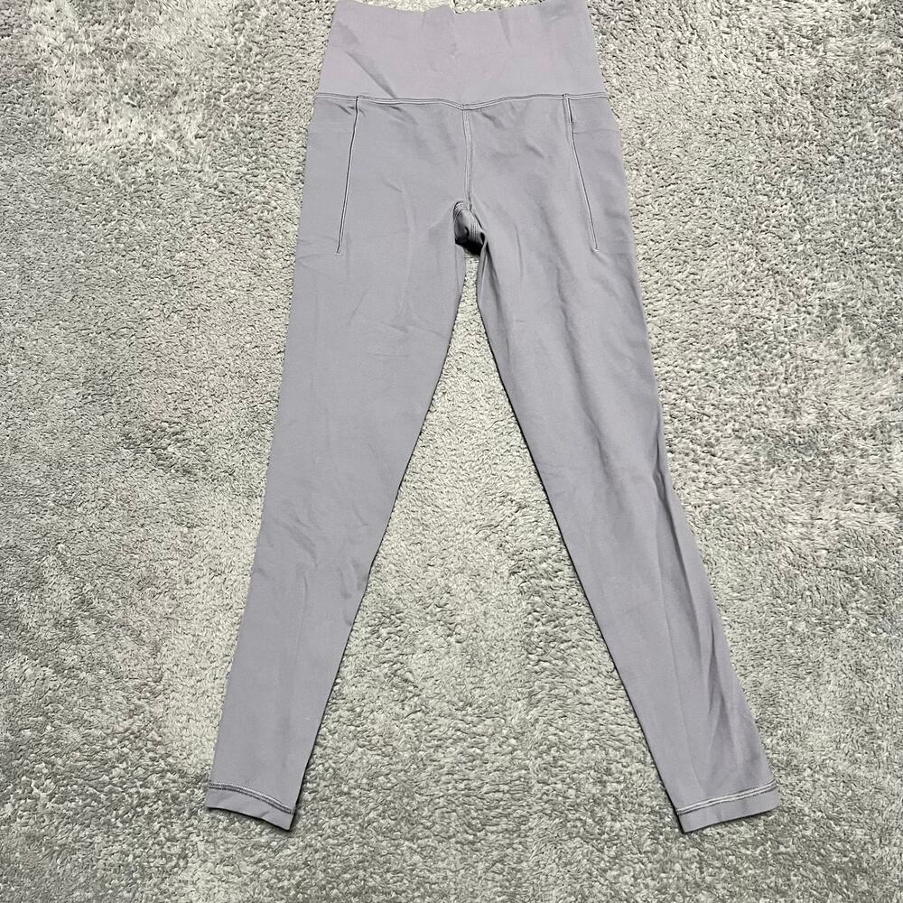 Athleta Leggings Pants Womens XXS Gray Salutation Stash 7/8
